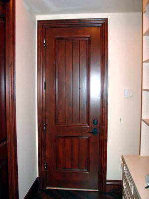 Custom made interior doors