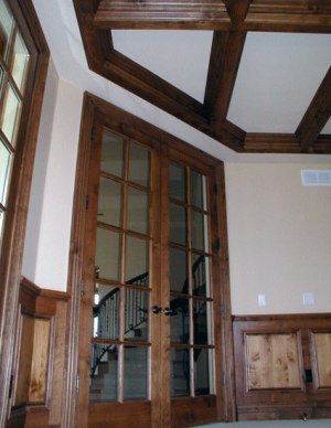 Custom made interior doors